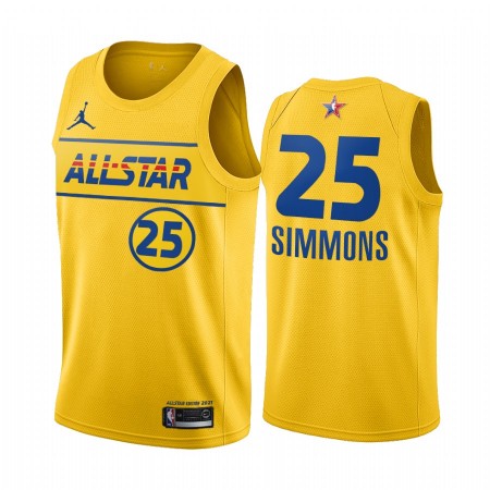 Herren NBA Philadelphia 76ers Trikot Ben Simmons 25 2021 All-Star Jordan Brand Blau Swingman
